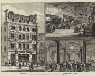 Nouveaux bureaux du Daily Telegraph à Fleet-Street